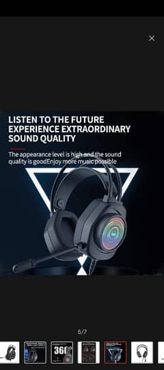 Monster Airmars N5 7.1 USB RGB Professional Gaming Headphones