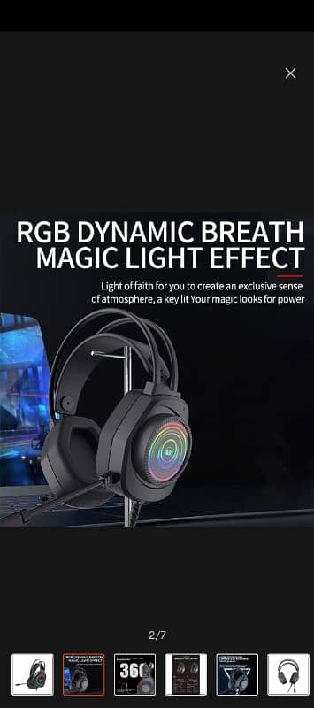 Monster Airmars N5 7.1 USB RGB Professional Gaming Headphones 1