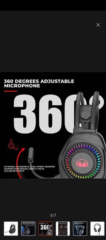 Monster Airmars N5 7.1 USB RGB Professional Gaming Headphones 2