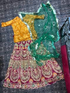 Bridle mehndi dress