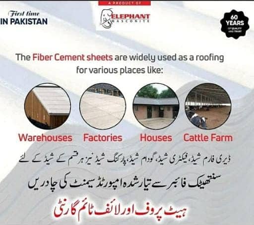 Fiber Cement Corrugated Sheet-Roofing/Warehouse/DairyFarm/Sheds/Garage 4