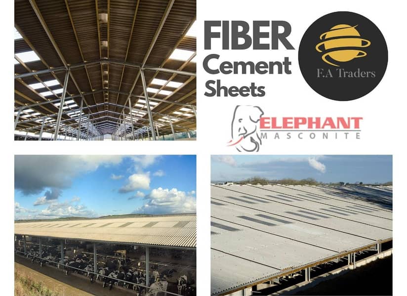 Fiber Cement Corrugated Sheet-Roofing/Warehouse/DairyFarm/Sheds/Garage 6