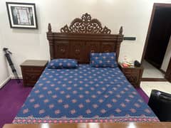 Chinioti Solid Wood Bed in perfect condition