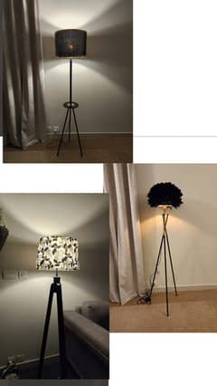 Brand New Modern Tripod Floor Lamp for Sale with Fancy Shade