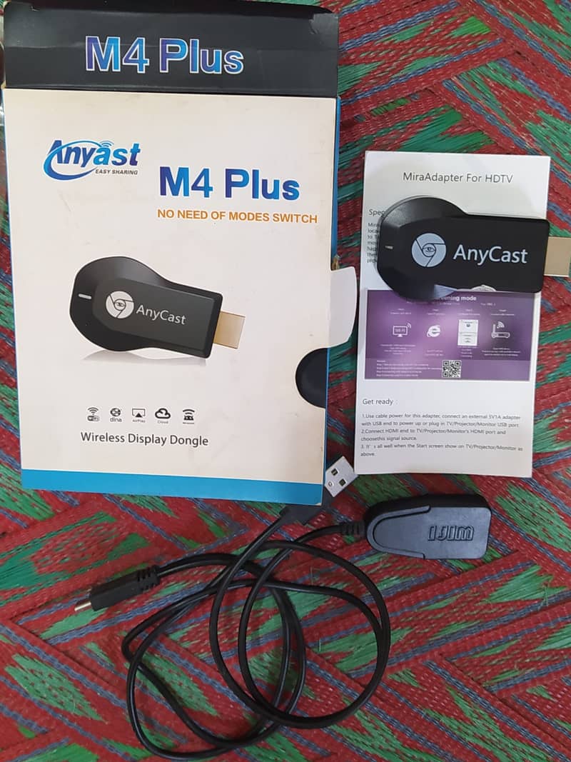 AnyCast M4 Plus 1080p Wireless WiFi Display Dongle Receiver Original 0