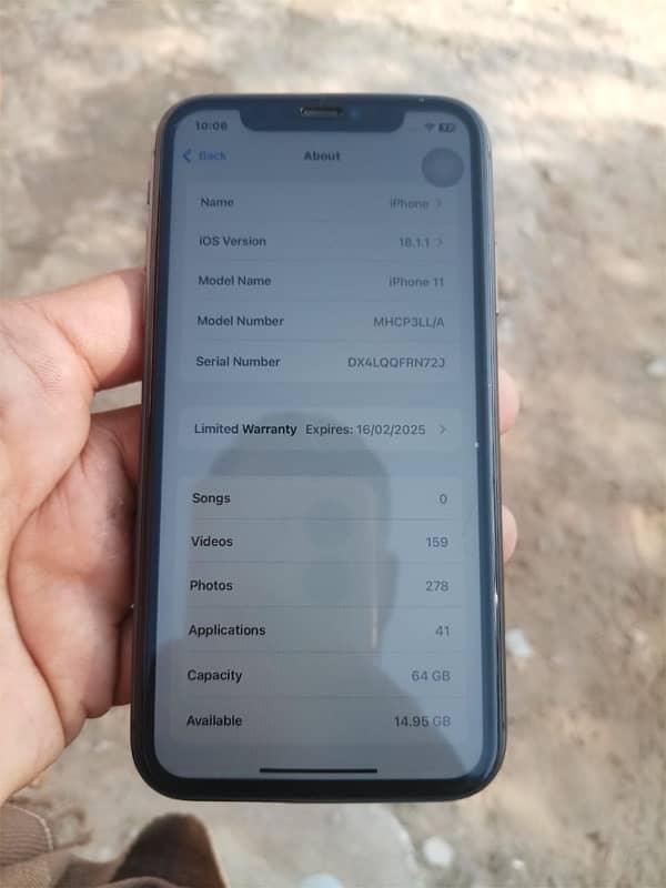 IPhone 11 factory unlock 64GB ,2 months Apple warranty 2