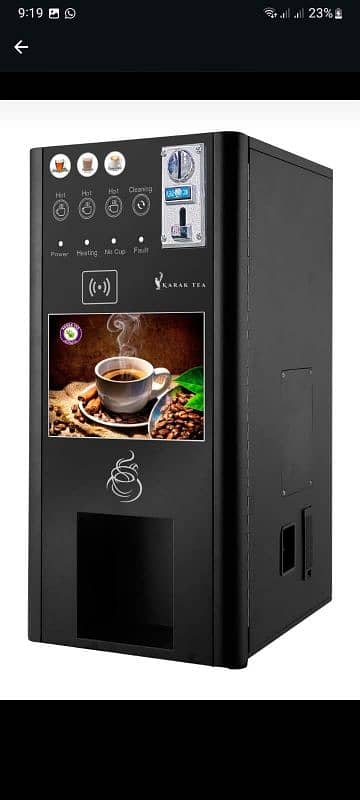 Tea and Coffee vending machine/New 6 months warranty / Coffee 1