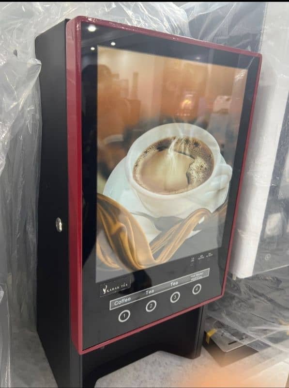 Tea and Coffee vending machine/New 6 months warranty / Coffee 6