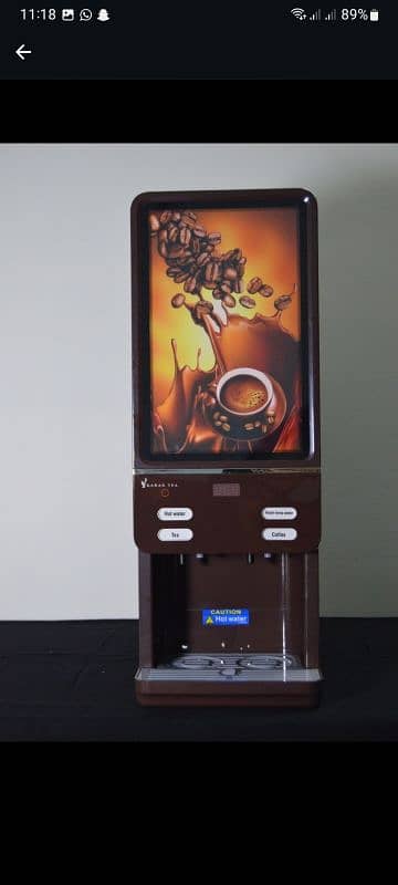 Tea and Coffee vending machine/New 6 months warranty / Coffee 16