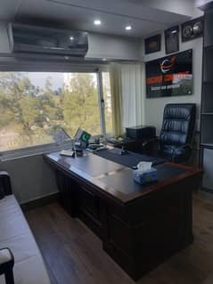 Blue area office 300 square feet fully furnished jinnah avenue for Rent