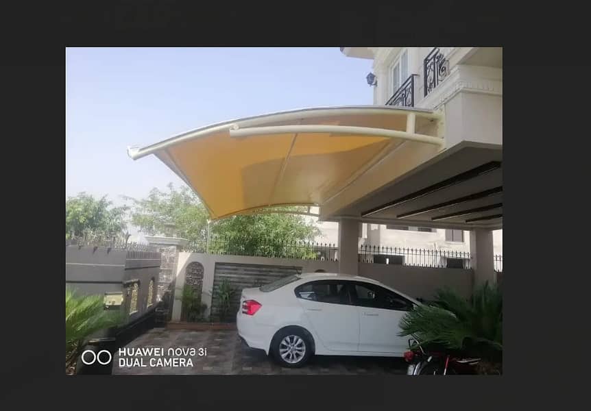 Car Shade I Parking ShadWaiting Area Shade I Tensile 15