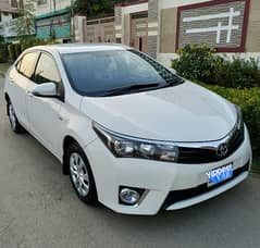 Toyota Corolla XLi con GLi 2015 registered