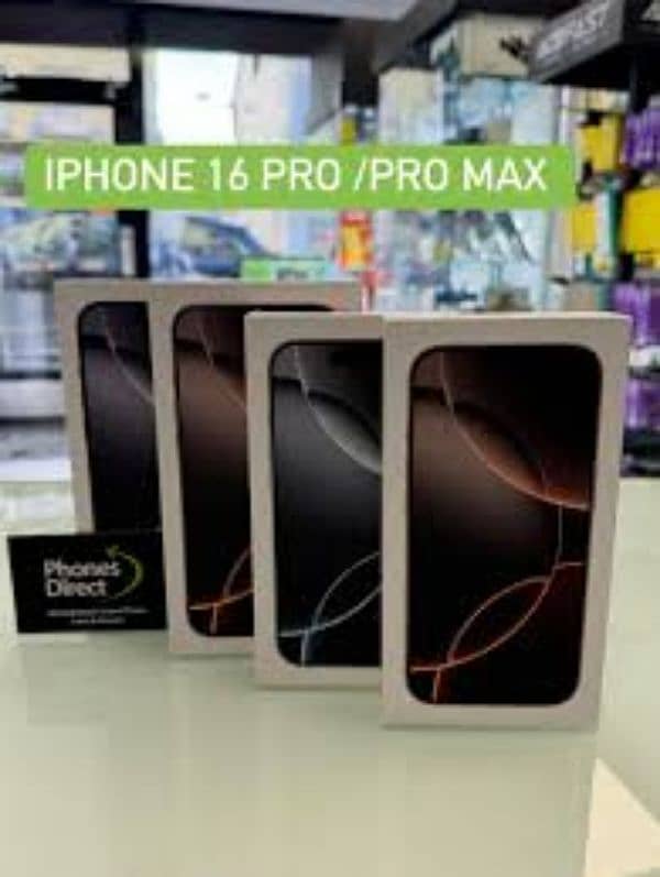 Iphone 16 Pro Max JV Desert 256GB Box Packed 5