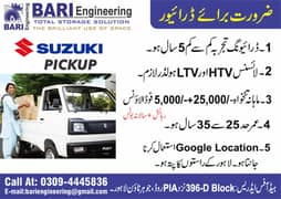 Driver Job | Driver Job 2024 | Driver Job Available | Jobs in Lahore