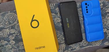 Realme 6 )( 8+128. GB condition 10/9 with box + charger