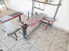 gym bench multipurpose bench and wing bar