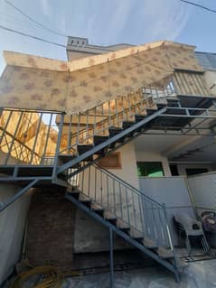 Iron Stairs and Partition