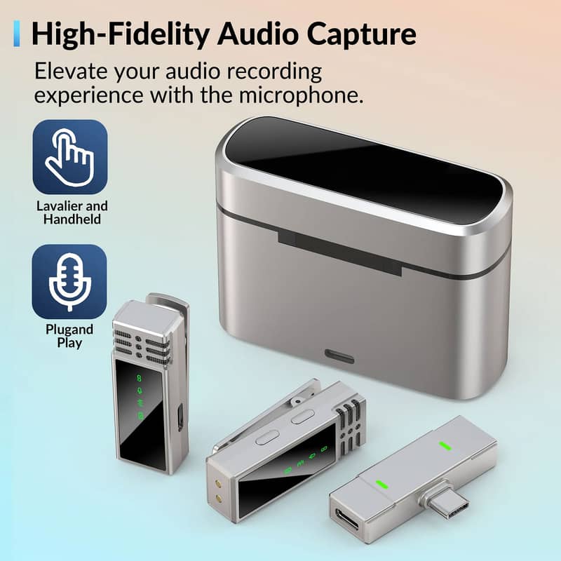 Wireless Microphone Bluetooth For Type C and I phone K8 K35 Bm800 kit 7