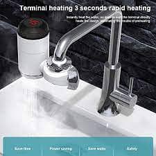 Instant Electric Water Heater Tap Faucetand with shower heating pad 2