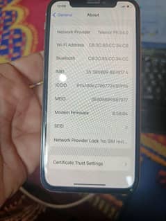 Iphone x 256 gb PTA Approved