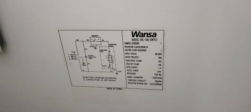 Wansa chest imported deep freezer 4