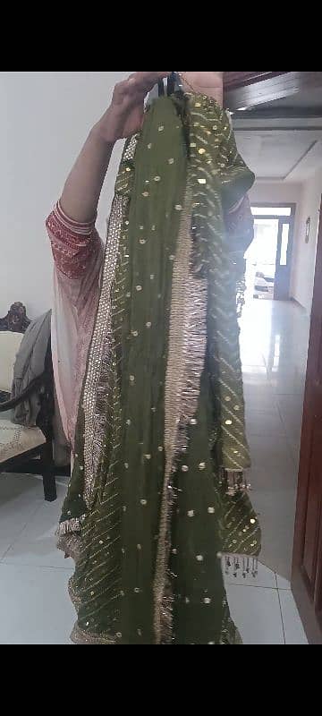 bridle dress weeding dress bharat lhenga walima maxi for sale 4