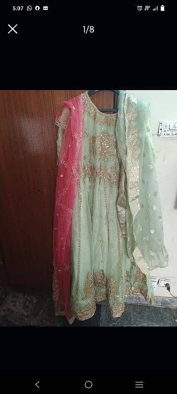 bridle dress weeding dress bharat lhenga walima maxi for sale 12