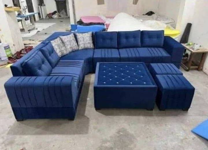 L shape sofa / sofa set / sofa repair / fabric change / sofa poshish 4