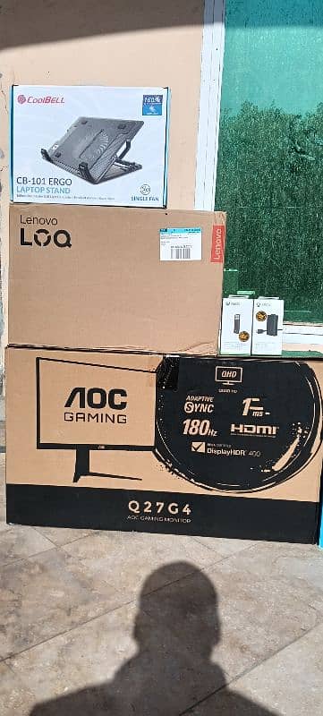 Lenovo LOQ 15" RTX 4050 Ryzen 7 7840 HS + AOC Q27G4 1440p 180 hz 14