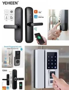 Zkteco Biometric Handle lock Attendance machine Security Electric door