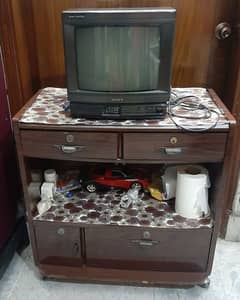 dressing table. t. v trolly and sony tv for sale