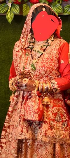 Red Bridal Barat Dress