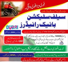 Dubai bike rider work permit available