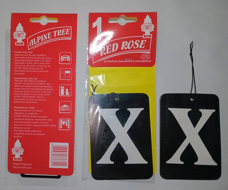 Car Air Freshener on hanging Cards are availble at Whole sale 0