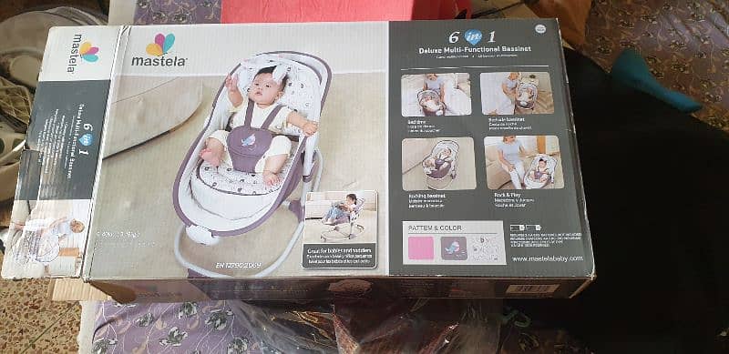 Baby Bassinet/Bed/Cot Multi Functional 6 In 1 (Mastela) 0