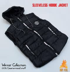 Sleeveless hooded jacket| Jacket | Men Jackets | Winter Jacket