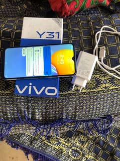 VIVO Y31 4/128 with Box & original Charger