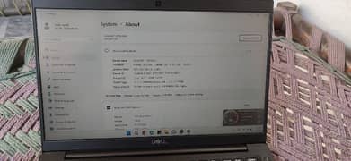 Dell 7390 core i7 8 generation 8 gb ram 256 ssd no strach 10/9