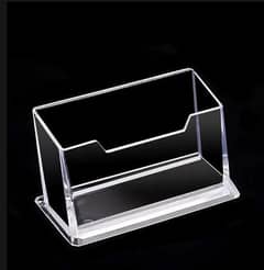 Business Card Holder for table Transparent Acrylic Office, Sr