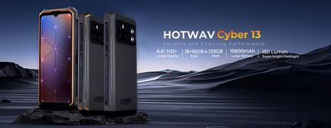 HOTWAV Cyber 13 Rugged Phone – 8GB 128GB Smartphone