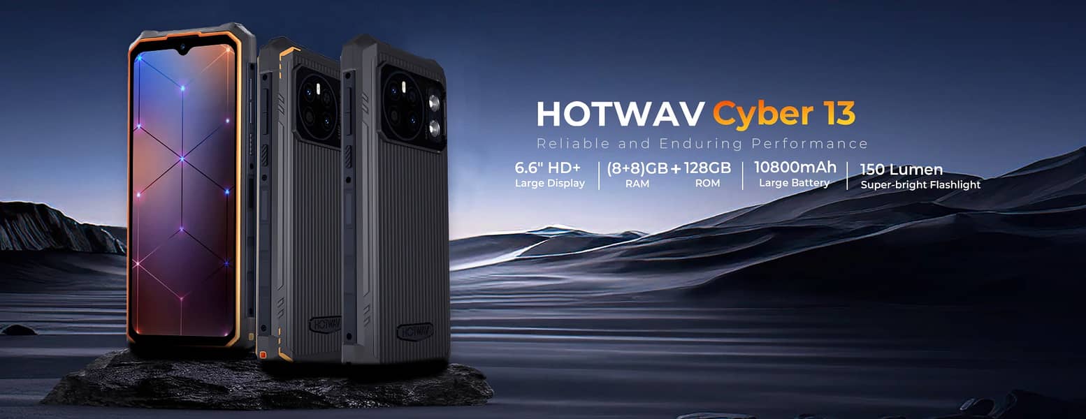 HOTWAV Cyber 13 Rugged Phone – 8GB 128GB Smartphone 0