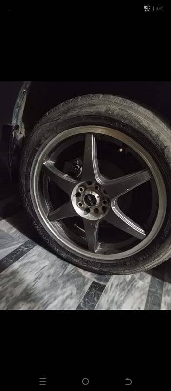 17 inch allow rims for sale in elegant condition 1