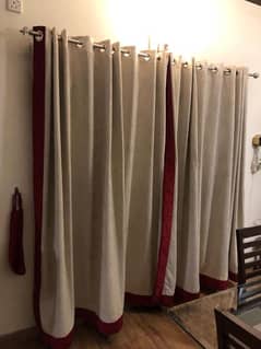 2 offwhite curtain set