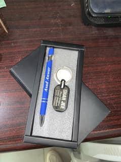 customised  your name on pen and keychain