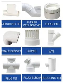 UPVC, CPVC, PPRC Pipes and Fittings (Steelex, Jeddah, PakArab, Minhas)