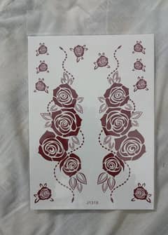 Elegant Brown Mehndi sticker