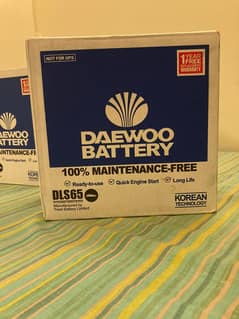 Daewoo Maintenance Free Batteries.