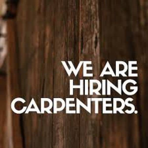 carpenters polishers and helpers needed 0