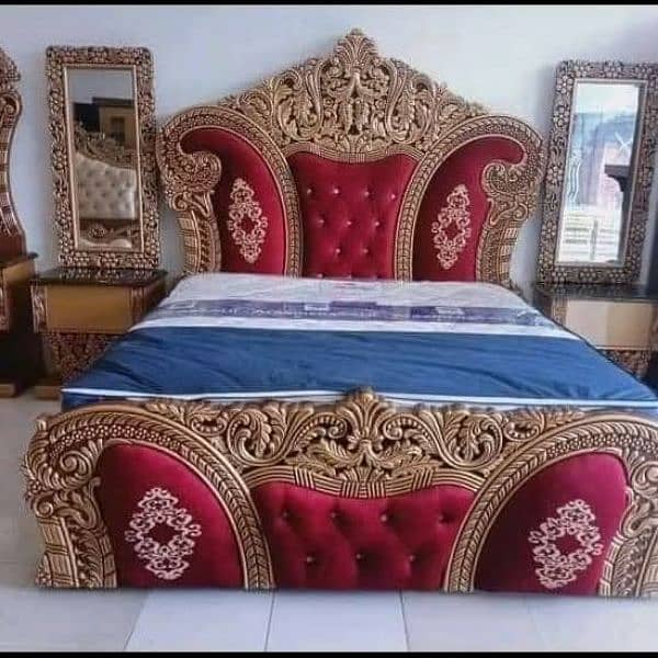 Bed set with dressing table' 3