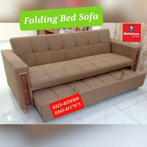 Sofa cum bed Molty double bed folding bed / dining table / sofacumbed 8